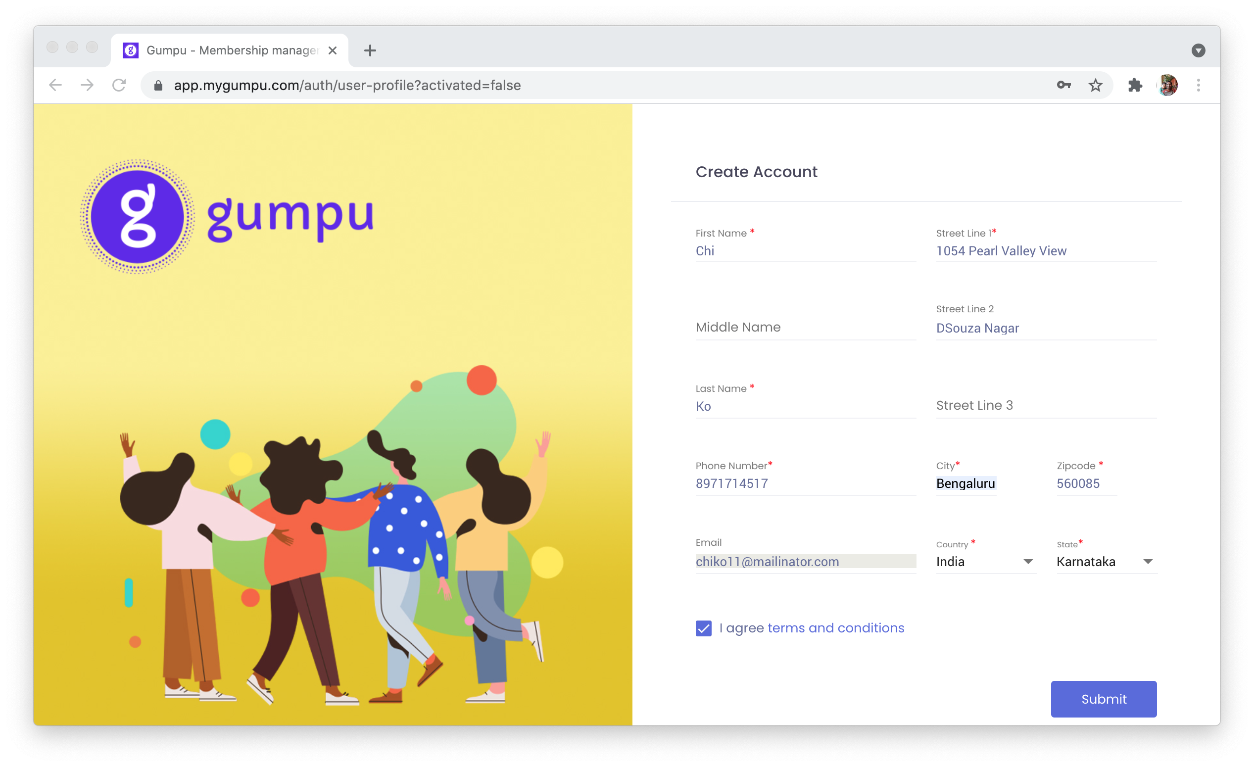 Account Profile