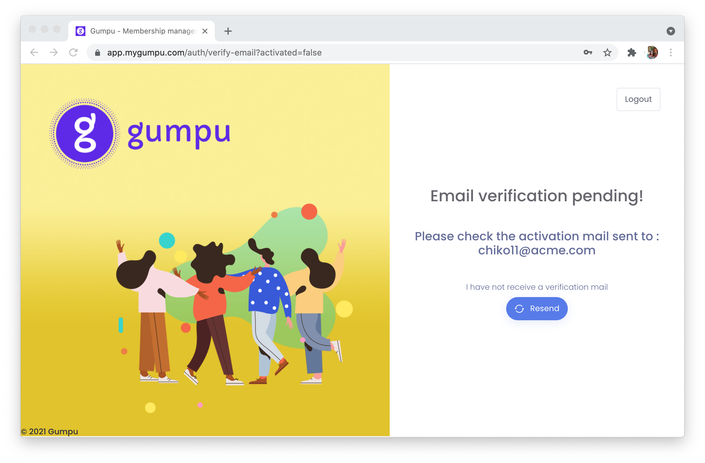 Account verification
